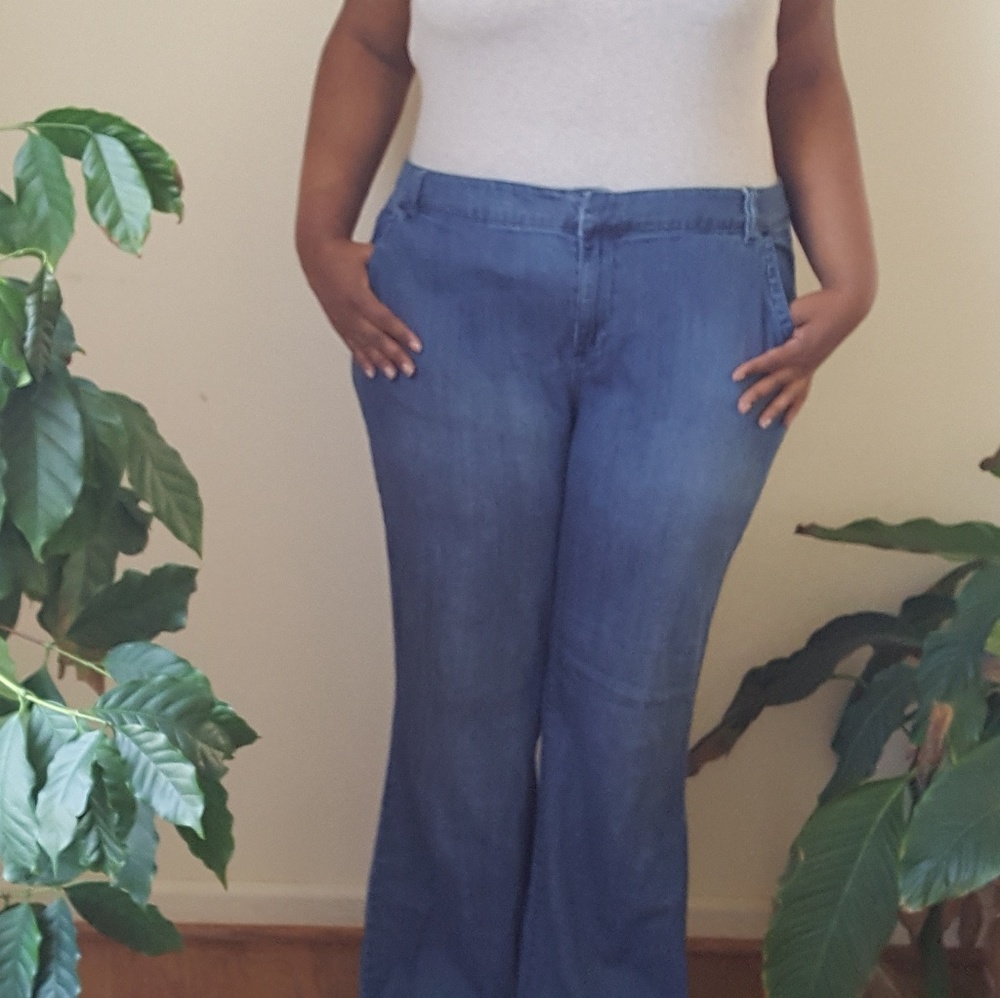 ⬇️$25 A.n.a Plus Size Wide Leg Jeans